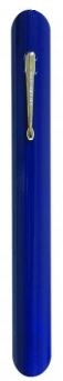 Blue Enamel Crumber with Nickel Plated Pocket Clip